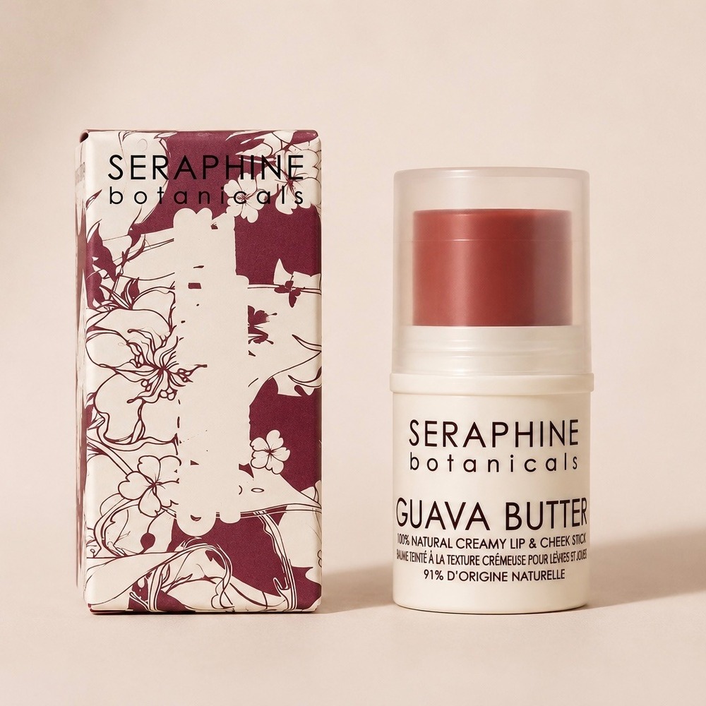 Seraphine Botanicals Guava Butter Lip & Cheek Stain Pure Guava 4g 0.14oz New